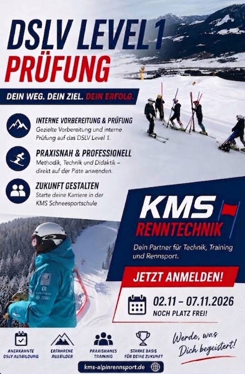 Flyer zur DSLV Level 1 Prüfung